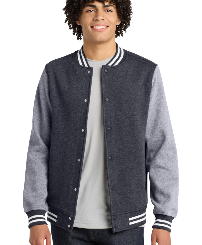 ST270_Graphite Heather_Vintage Heather_Model_Front